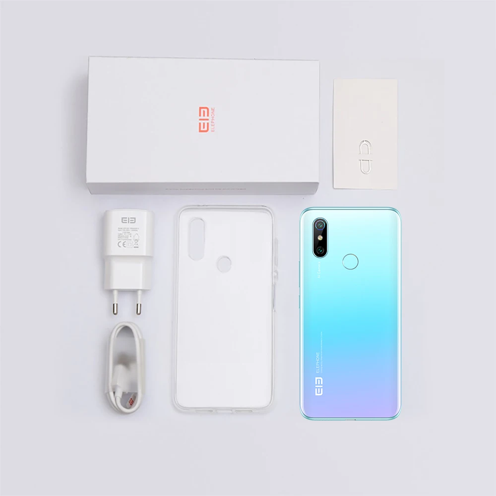 В наличии ELEPHONE U3H 8 Гб 256 Смартфон Helio P70 6 53 &quotFHD + 48MP двойная задняя камера 24MP