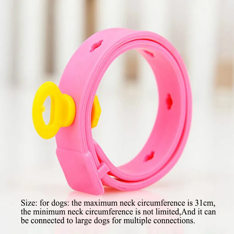 1 шт. пластиковый розовый ошейник для кошек и собак|Ошейники поводки кошек| |