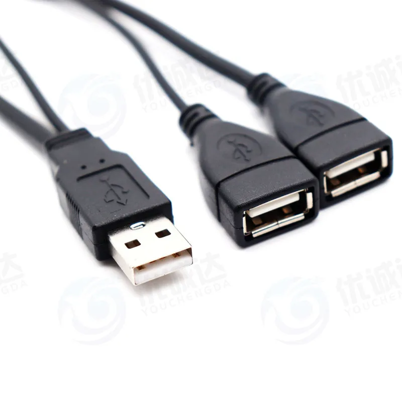 Новый Разветвитель USB 2 0 папа на порта мама|Компьютерные кабели и разъемы| |