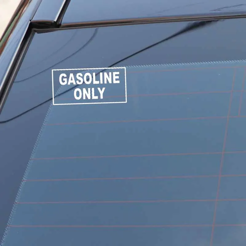 

Car Sticker Warning Gasoline Special Fuel PVC Decal Waterproof Car Decoration Sticker Creative Black/white, 13cm*7cm