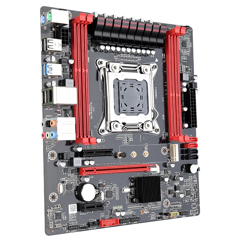 Jingsha X79 материнская плата LGA2011 ATX USB3.0 SATA3.0 PCI-E NVME M.2 SSD поддержка памяти REG ECC и процессор Xeon E5