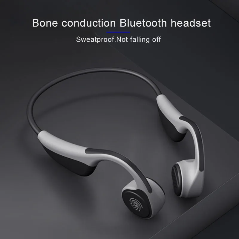 Новая Bluetooth гарнитура MIJIYU V9 с костной проводимостью беспроводная подвесная