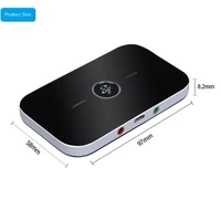 b6 bluetooth adapter two in one bluetooth 4 0 receiver transmitter 3 5mm supports android ios pad bluetooth audio equipment