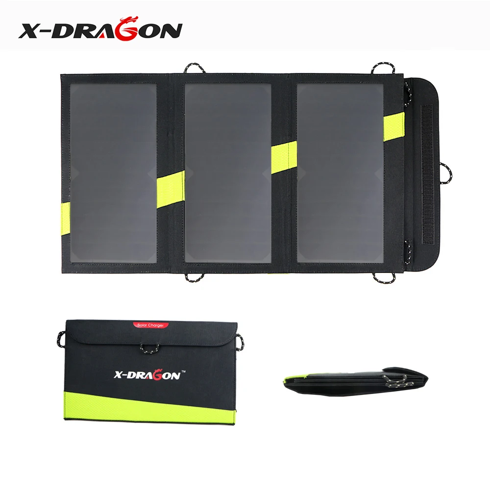 X-DRAGON 20 Вт Солнечная Панель зарядное устройство с iSolar технологии для iPhone, ipad, Ipod, samsung, Android смартфонов и многое другое