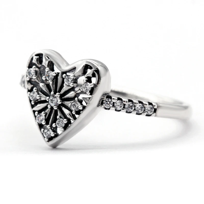 Женское кольцо из стерлингового серебра 925 пробы на палец с кубическим цирконием