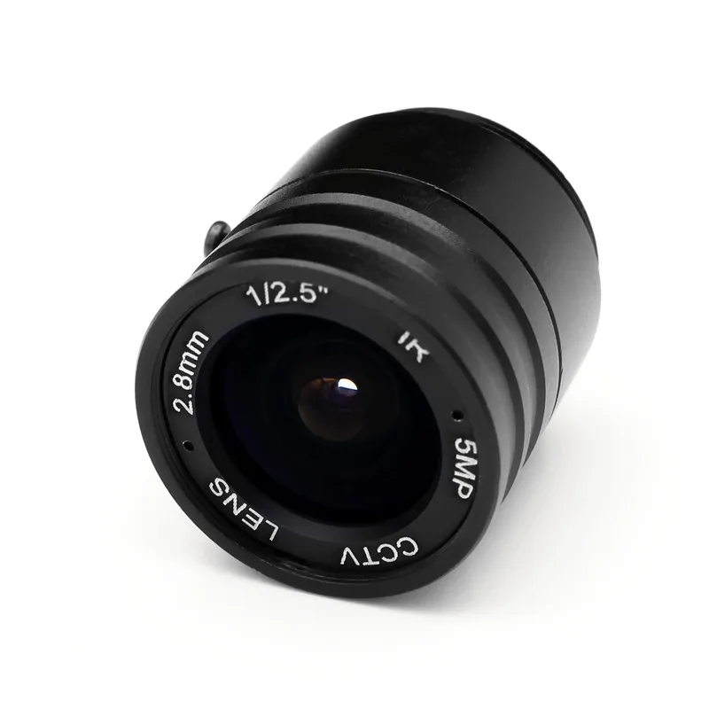

5.0MP HD 2.8mm CCTV Lens Manual Focal CS mount IR 1/2.5" 5mp 115 degrees for IP Camera