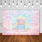 HUAYI Цветочный слон тема фотографии фоны девочка ребенок душ новорожденный торт стол Декор-баннер фото фон США-137