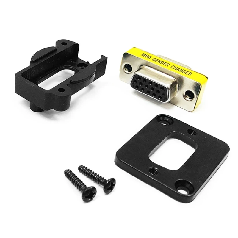 

DB15 data cable connector plug VGA Plug Panel mounting D type connector socket