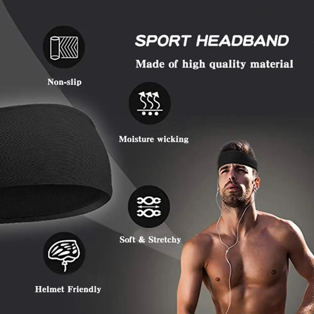 

Sports Headbands Nonslip Breathable Sweatbands Outdoor Lightweight Workout Headband For Men Women Running Cycling Hiking
