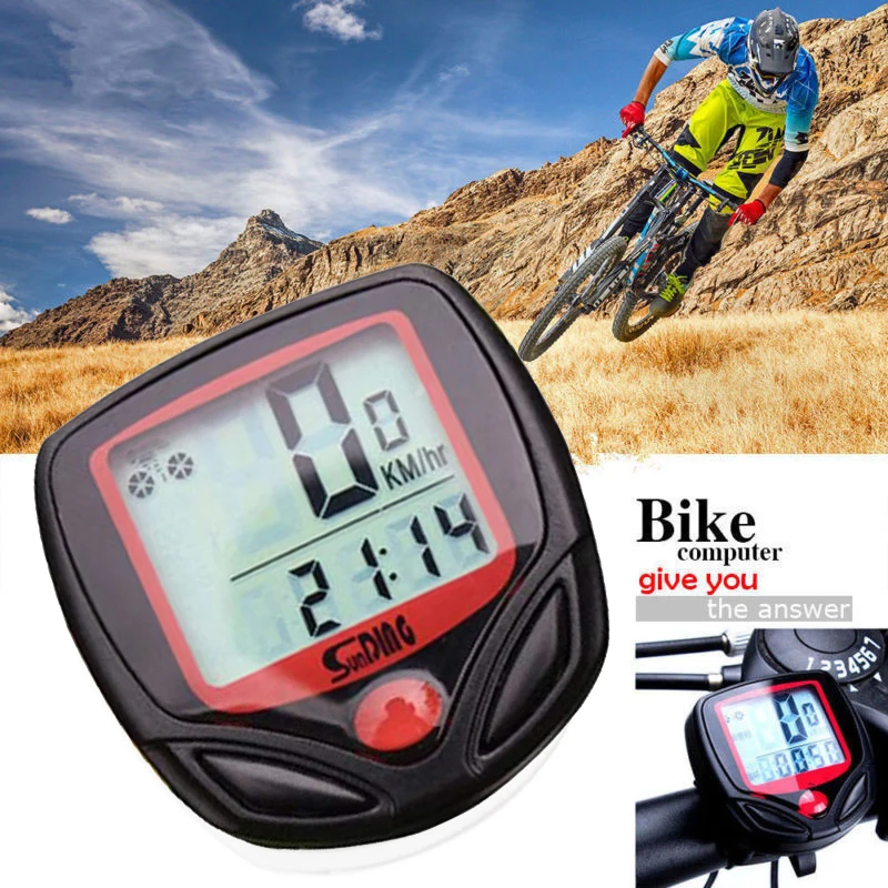 

Велосипедный компьютер со спидометром, цифровой ЖК-компьютер, велосипедный Водонепроницаемый Спидометр для велосипеда, одометр, велосипед...