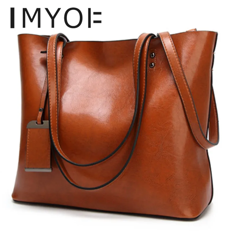 

2019 New Women's Bags Leather Bags Fashion Handbags Female Large Capacity Female Casual Shoulder Bag Bolsas Feminina