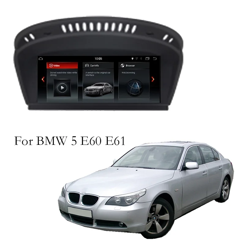 Liandlee Автомобильный мультимедийный GPS аудио Радио стерео для BMW 5 серии E60 E61 2003 ~ 2010