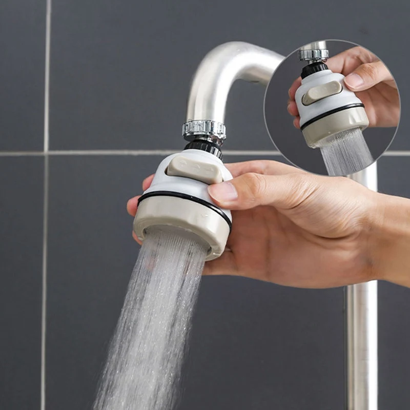 

Kitchen Faucet Aerator 3 Modes 360 Rotatable Tap Nozzle High Pressure Filter Adapter Sprayer for Kitchen Faucet Accessories