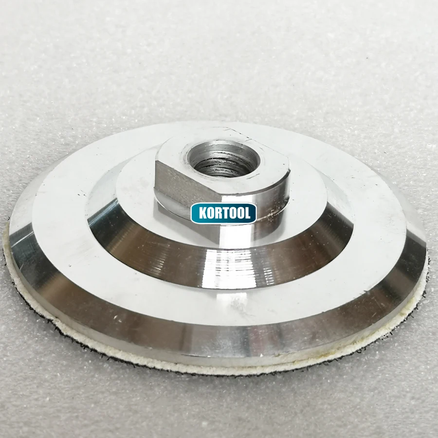 KORTOOL Aluminum Backer Pad For Diamond Polishing Based Backing Holder M14 5/8-11 Thread Angle Grinder | Инструменты