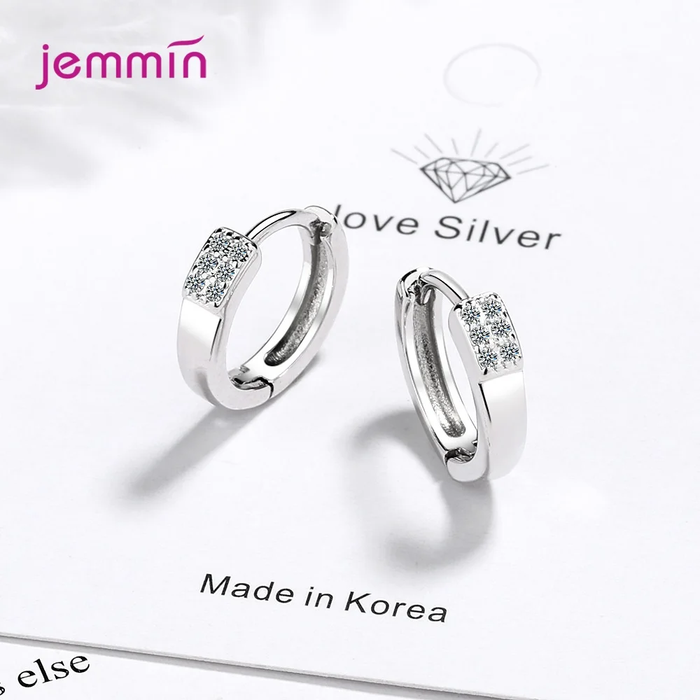 New Arrival Fashion Jewelry Cubic Zirconia Statement Earrings For Women Girl 925 Sterling Silver Earring Components Clasp | Украшения и