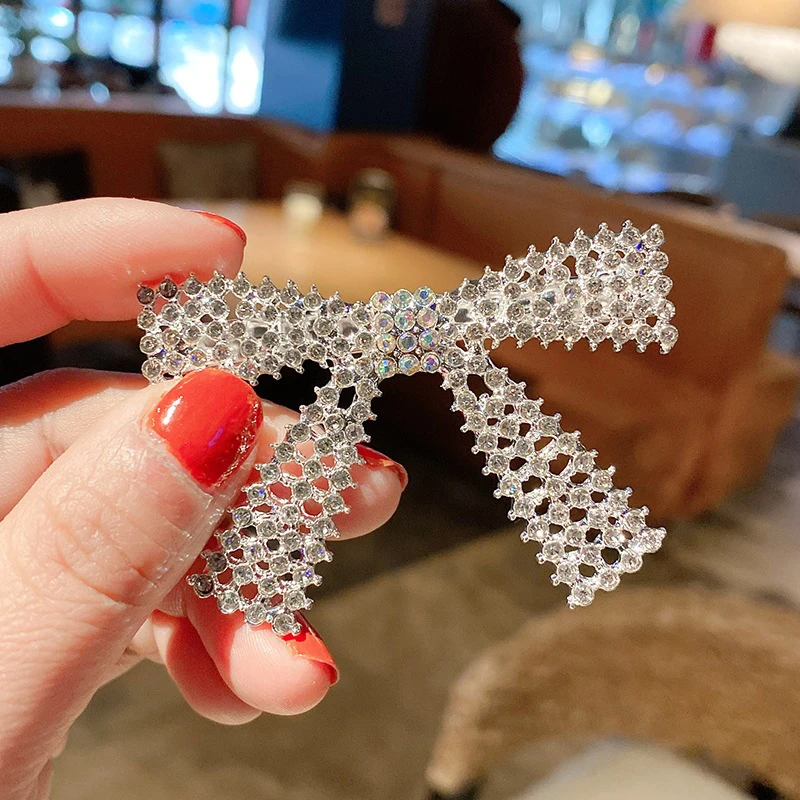 

MISANANRYNE жемчужные хрустальные заколки для волос Фея Бабочка заколка для волос простой боковой зажим для челки заколка для волос головной убо...