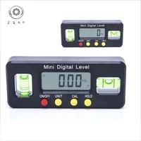 mini electronic digital display level ruler horizontal bubble dip angle protractor slope with magnetic level caliper