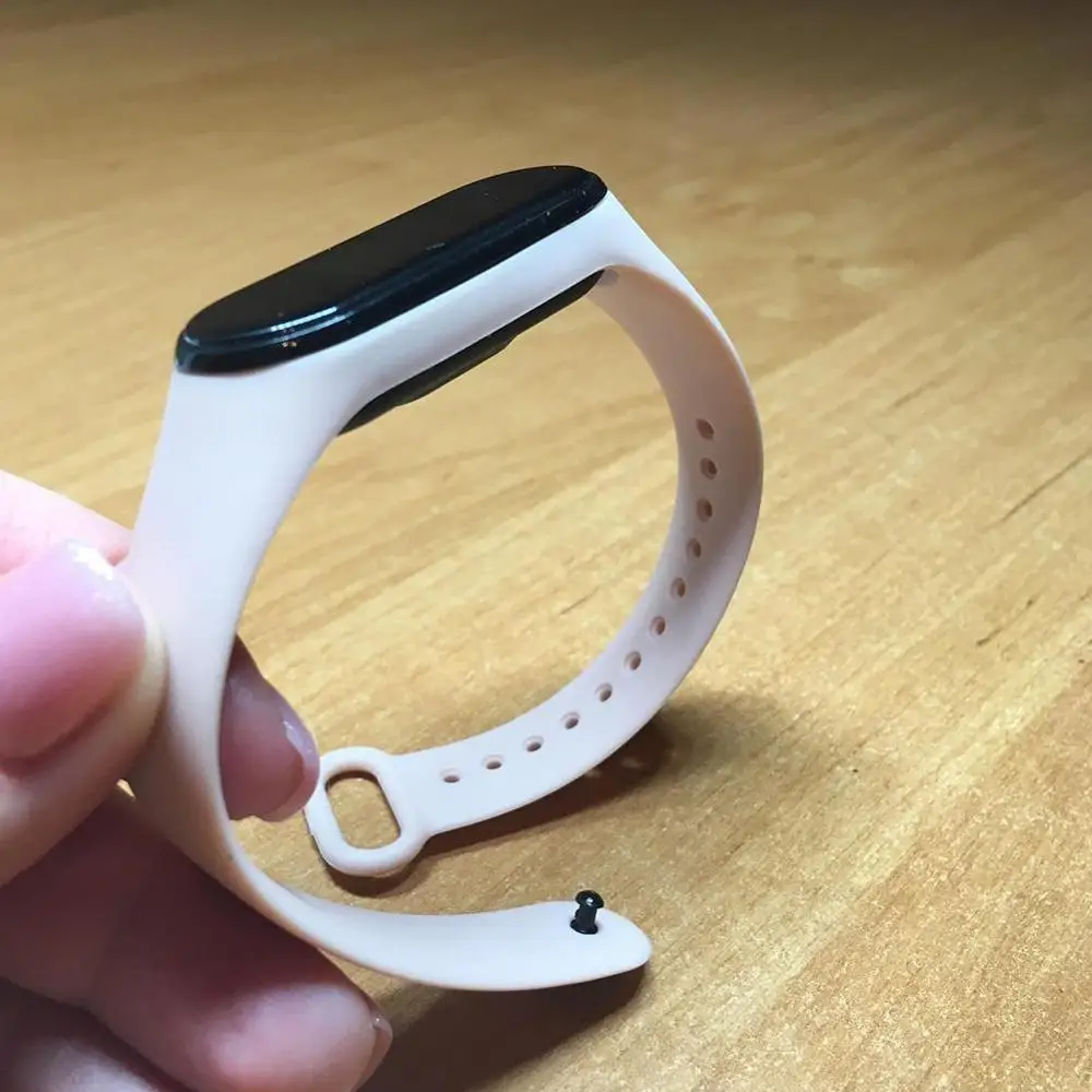 Запасной силиконовый ремешок Ремешок для наручных часов MI Band 4 3 Аксессуары смарт