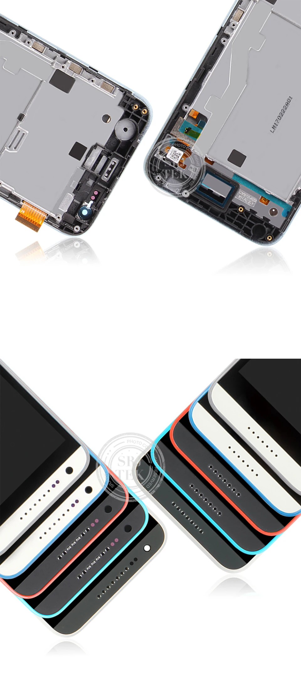 Сенсорный ЖК-экран для htc Desire 620G с рамкой для htc Desire 620G, дигитайзер, запасные части 620 620U 620T