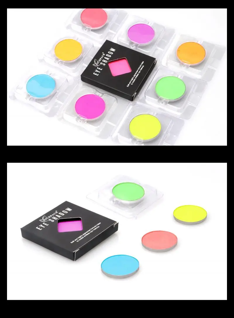 NICEFACE блестящие тени для макияжа Палитра матовых теней век мерцающие и сияющие