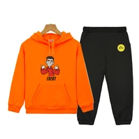 kids set merch a4 glent hoodie autumn suit boythicked hooded sweatshirt casual pants family clothing girls pullover tops 2pcs
