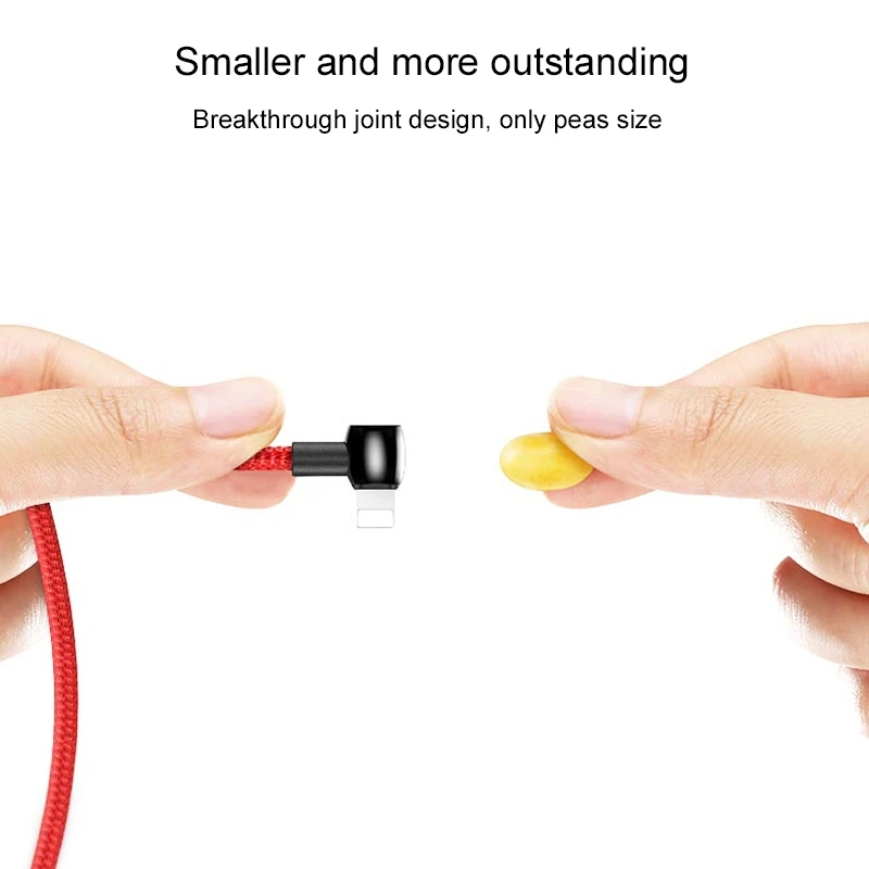 TOTU 1,2 м нейлоновый USB кабель для зарядки телефона для Iphone 11 Pro Max кабель с светодиодный светильник для зарядки Iphone X 8 7 6 Plus зарядное устройство
