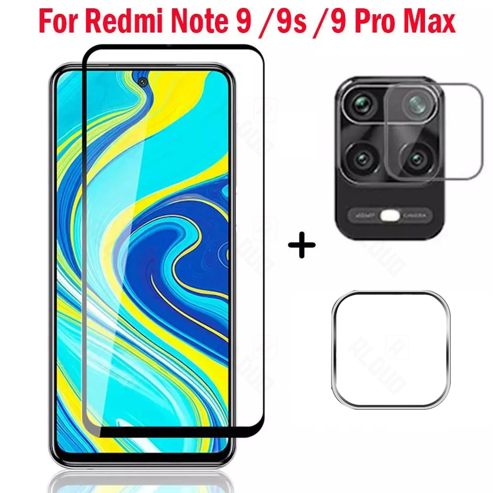 Закаленное стекло для камеры Xiaomi Redmi Note 9 8 Pro 8T Защитное экрана металлическое