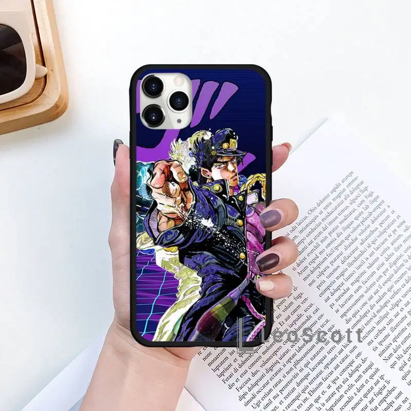 cartoon jojo bizarre adventure phone case for iphone 11 12 mini pro xs max 8 7 6 6s plus x 5s se 2020 xr free global shipping