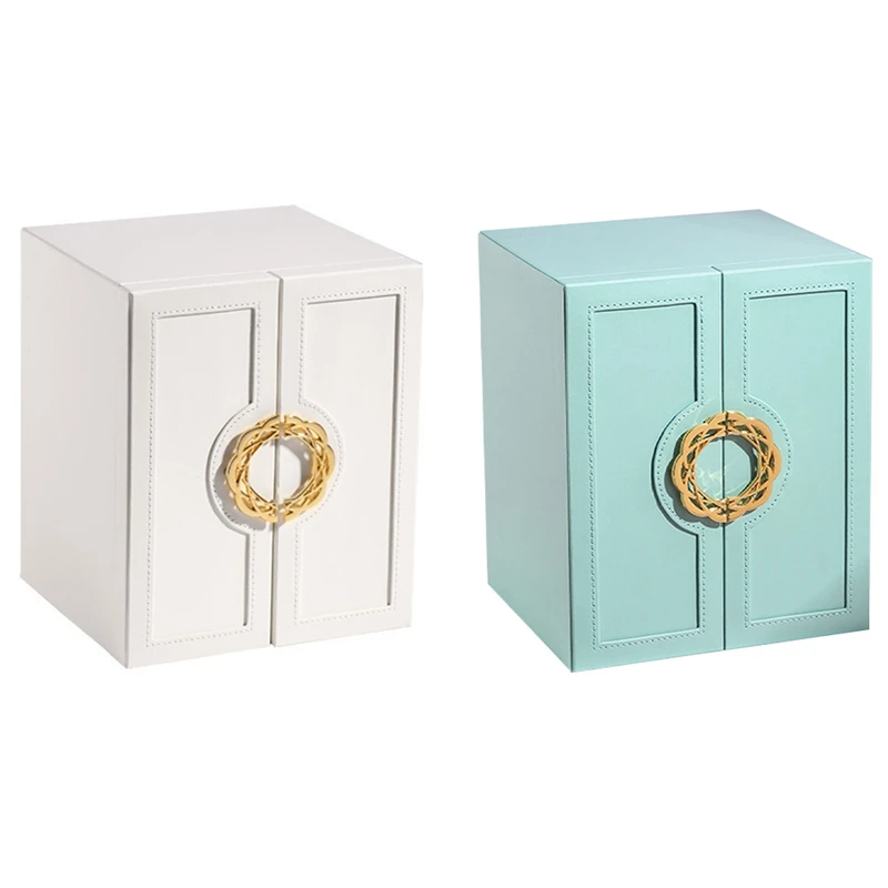 

Multilayer Large Capacity Jewelry Box European Leather Jewelry Box Jewelry Storage Box