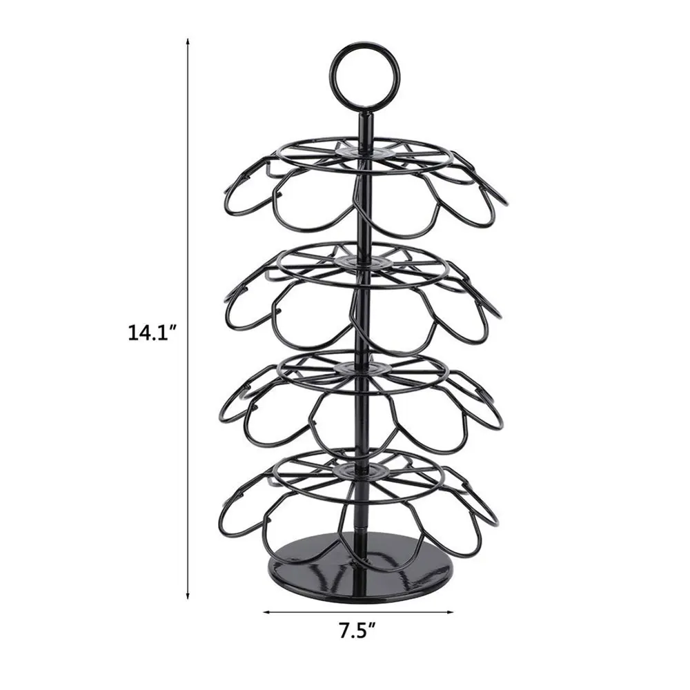 

Spinning Coffee Pod Holder Carousel Storage Coffee Pod Capsule Kitchen Organizer Container Compatible With 36 Pcs Capsules