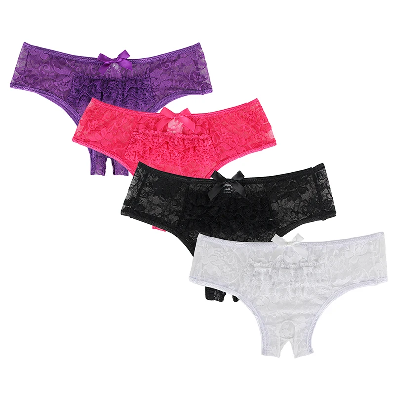 Сексуальные трусики Танго с бантом женские низкой талией женское нижнее белье