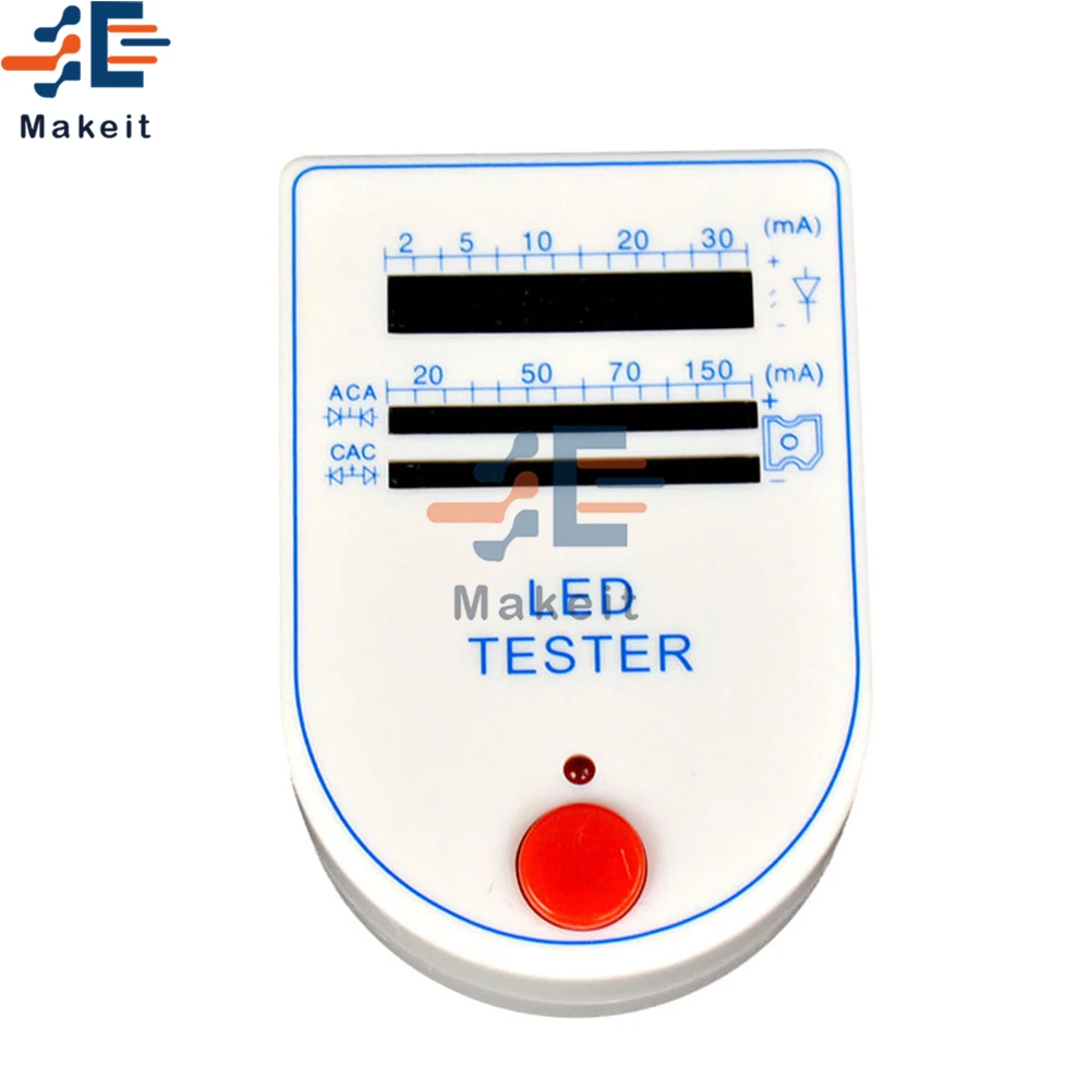 

LED Tester Test Box LED In-line Test Box 2~150mA Mini LED Test Box Tester For Light-emitting Diode Lamp Bulb Battery