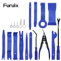 car trim removal tools kit car panel door audio removal tool kit with clip pliers fastener remover pry tool set