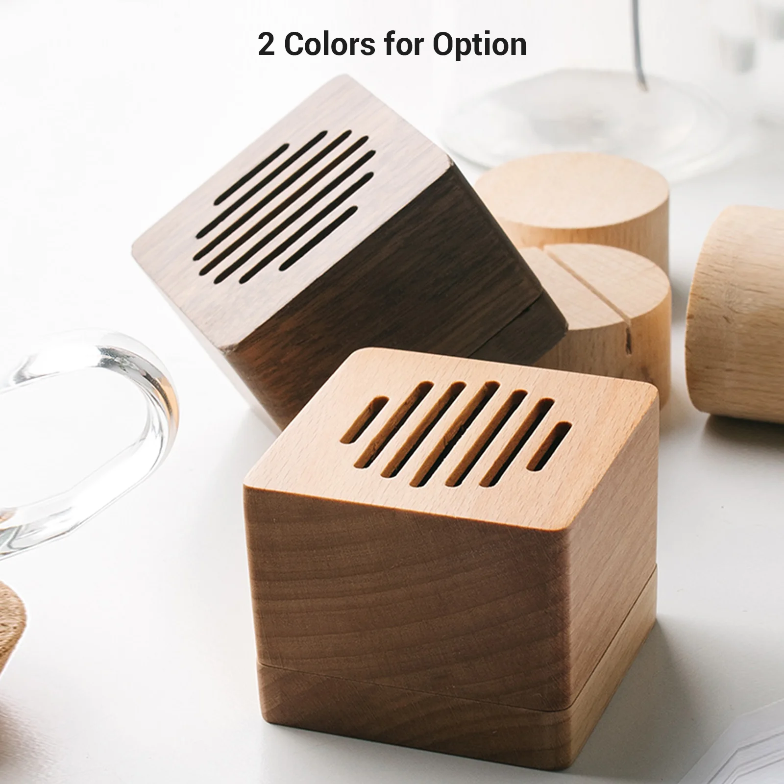 

Wooden Music Box Minimalism cube Musical Box Birthday Christmas Valentine'S Day Gift(Melody: Kimiwo Nosete)