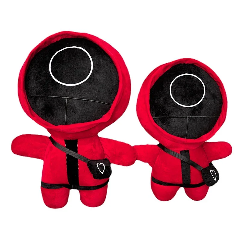 

One Pcs Squid Game Cartoon Plush Toys For Children Stuffed Peluche Soft Doll Toy 10CM Peluches Stuffed Doll Christmas Gift