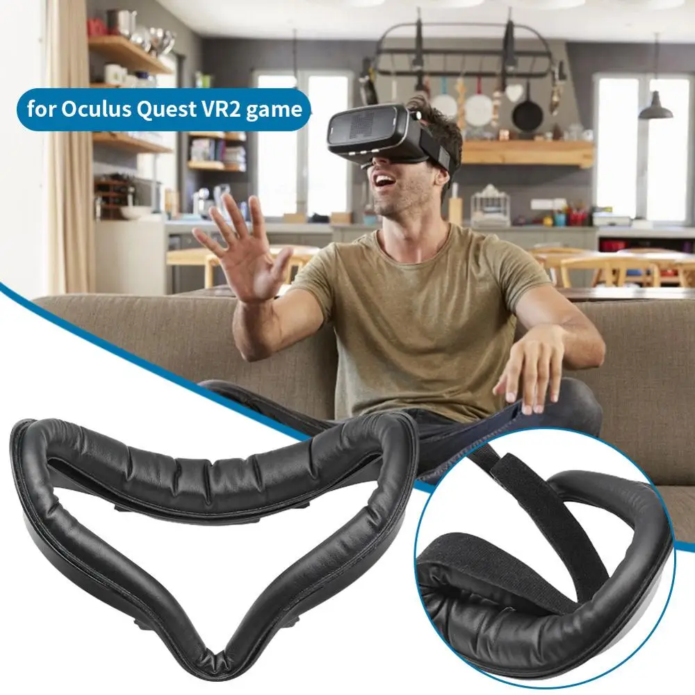 

For Oculus Quest 2 VR Replacement PU Face Cushion Face Cover Bracket Protective Mat Eye Pad for Oculus Quest 2 VR Accessories