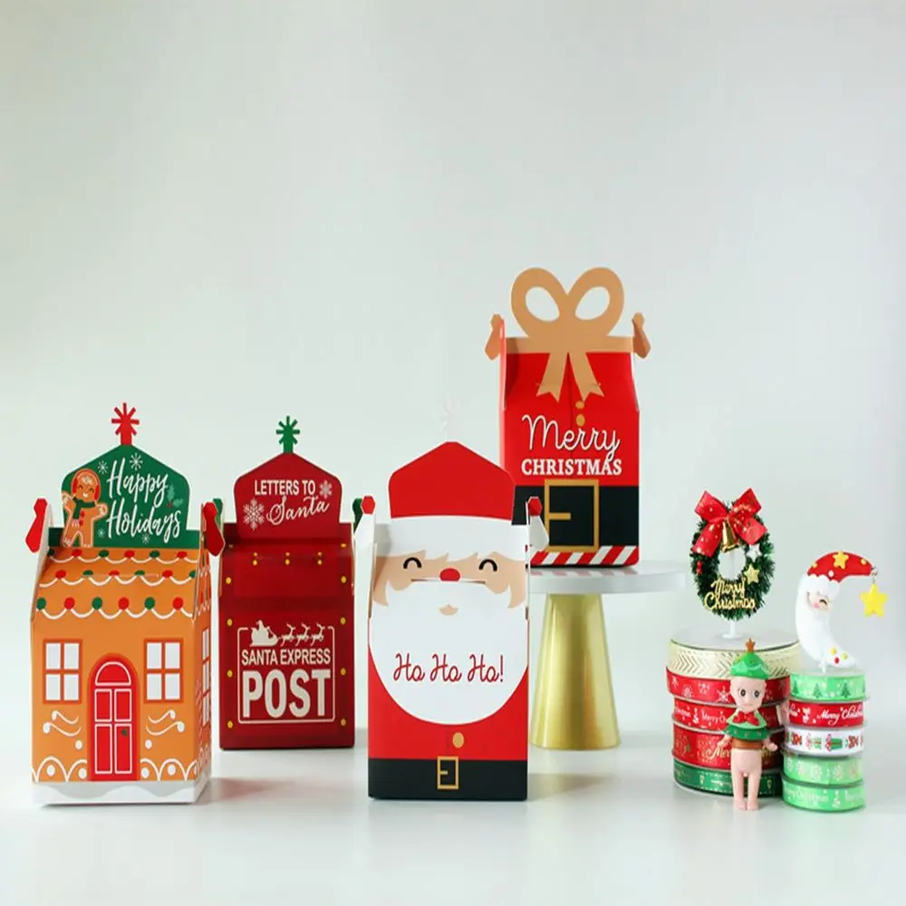 

Подарочная коробка, рождественские украшения, рождественские товары, упаковка для печенья, коробка для конфет, подарочные пакеты, рождеств...