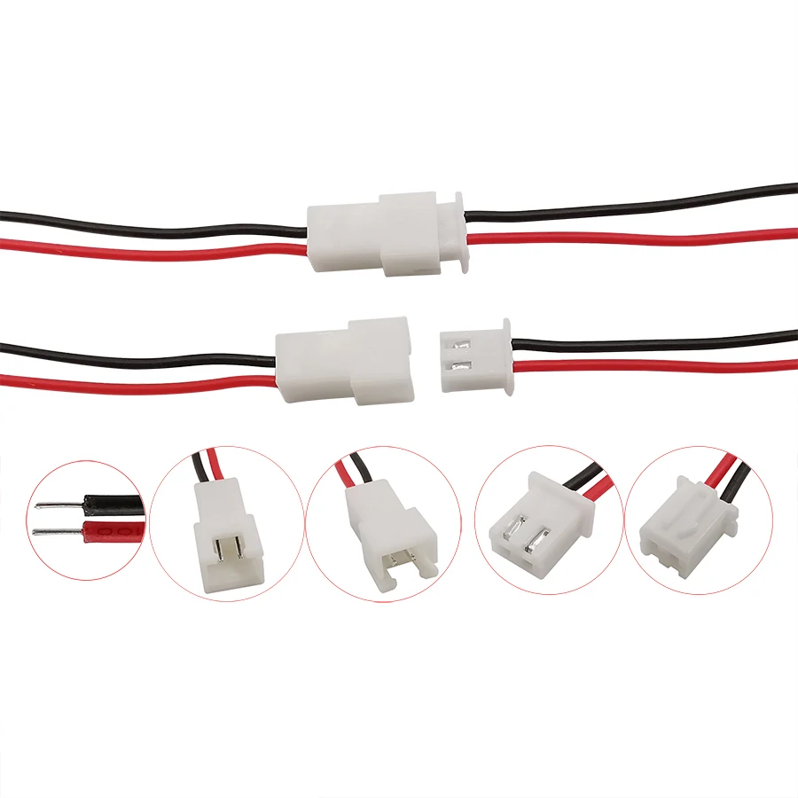 5 пар Штекерный разъем JST 26AWG PH2.0mm XH2.54mm сделай сам электрические клеммы кабельный