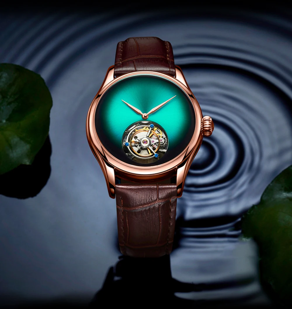 GUANQIN Tourbillon Мужские часы лучший бренд класса люкс настоящие часы с турбийоном мужские сапфировые механические часы Relogio Masculino