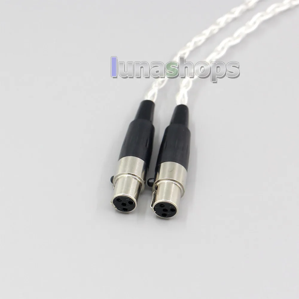 99% чистого серебра 8 ядро 2,5 мм 4,4 мм 3,5 мм XLR наушники кабель для Audeze LCD-3 LCD3 LCD-2 LCD-X LCD-XC LN006452