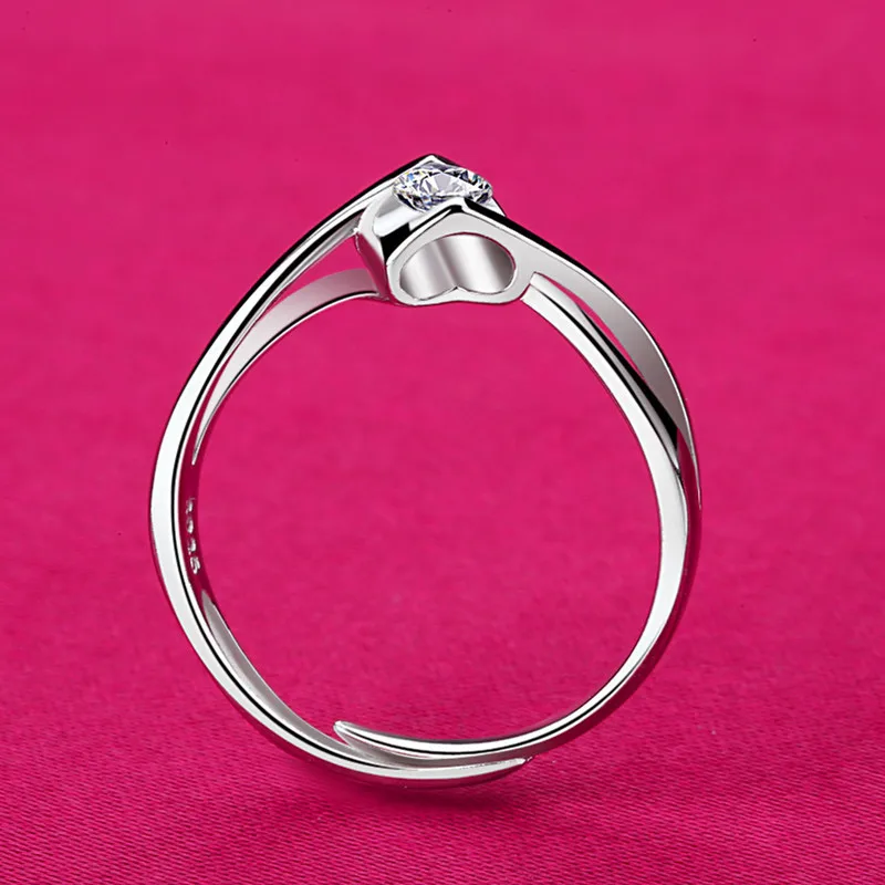 Трендовые посеребренные женские кольца на палец ювелирные изделия милое