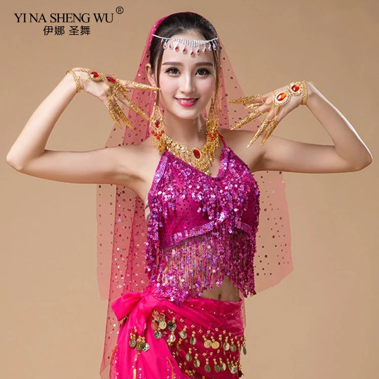 Женский костюм для латиноамериканского танца живота откровенный укороченный