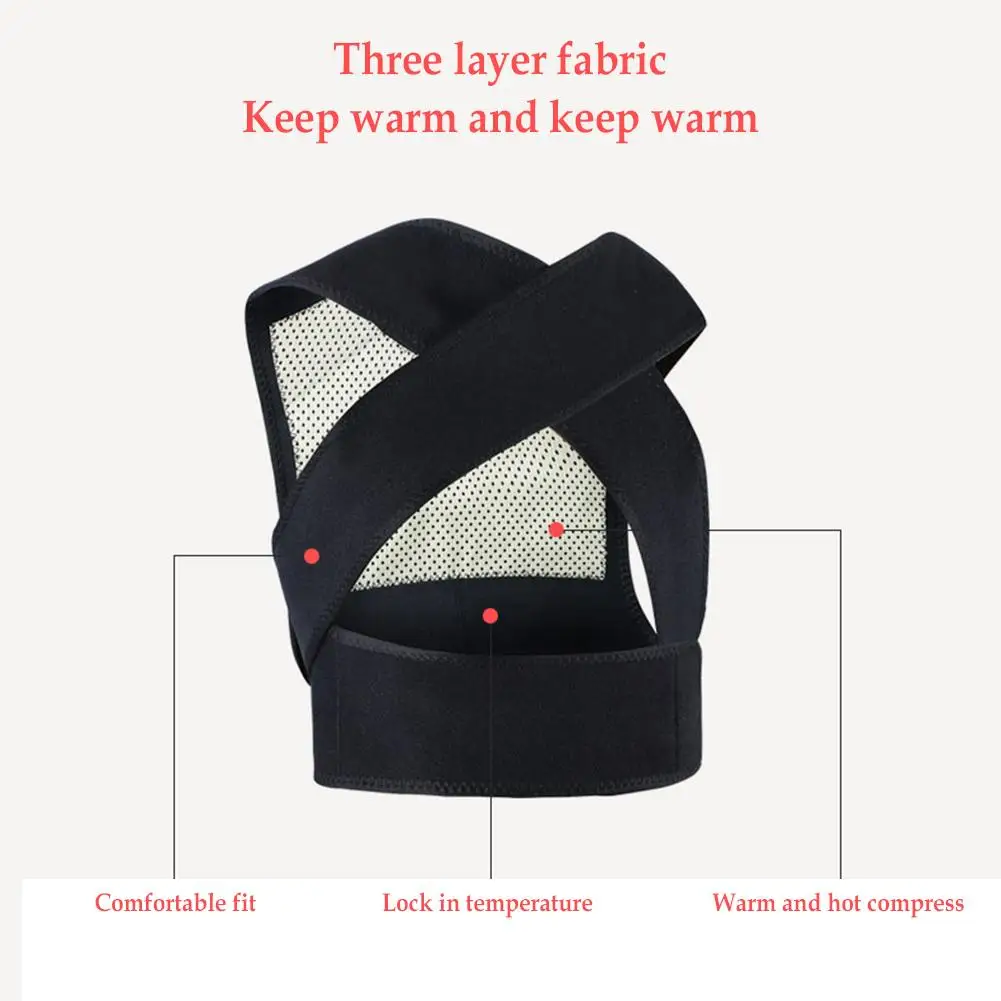 

Self-heating Shoulder Pad Cold-Proof Heating Mat Tourmaline Shoulder Pads To Keep Warm For Men Women