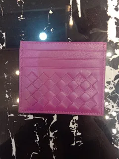 Mei purple Модный чехол для паспорта Porte Carte. Обувь из натуральной кожи. Первый слой высочайшего качества. Сумка для кредитных карт - Цвет: Mei purple