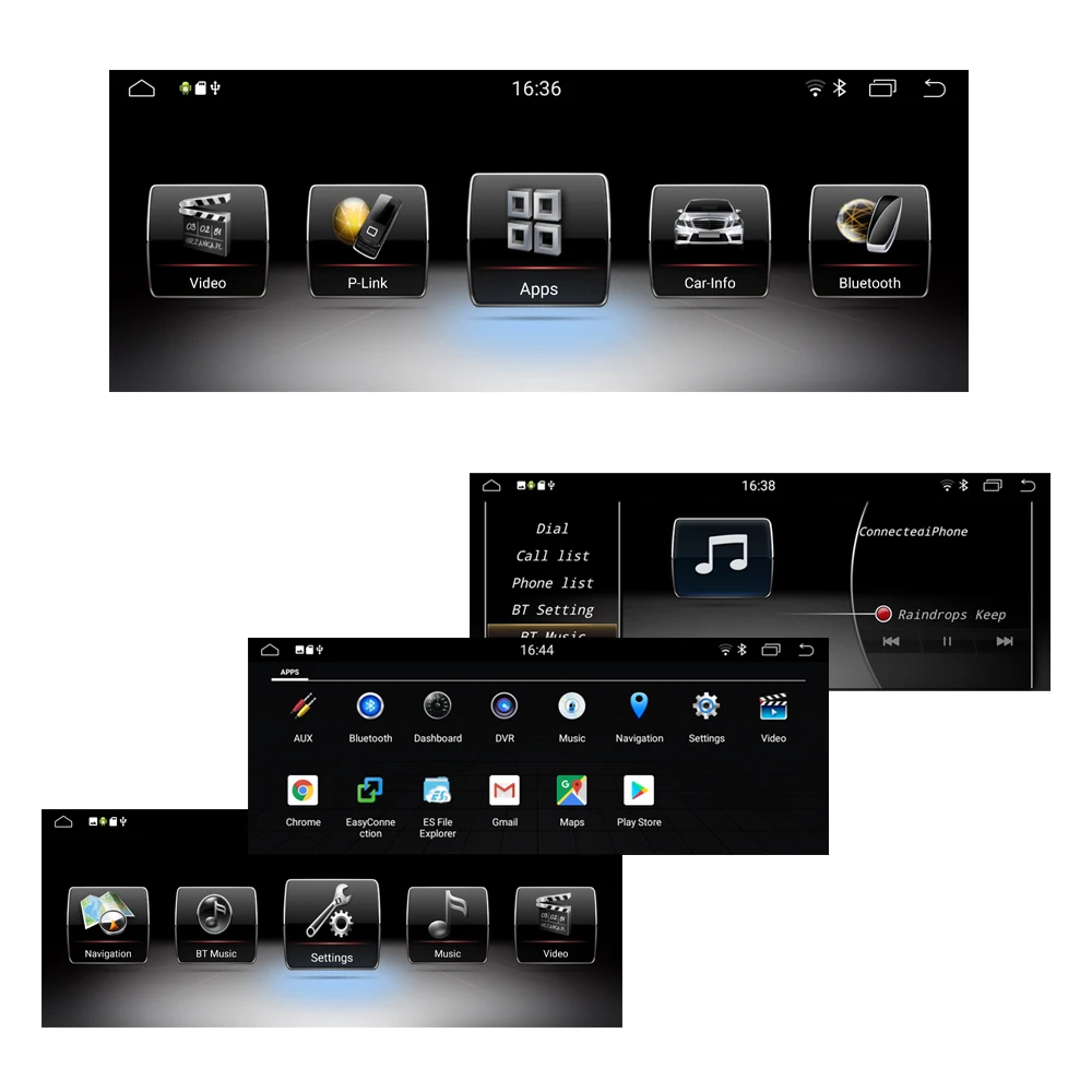 Ugode 2011 14 W204/S204 RHD Android 9 0 экран автомобильный gps навигационная мультимедийная