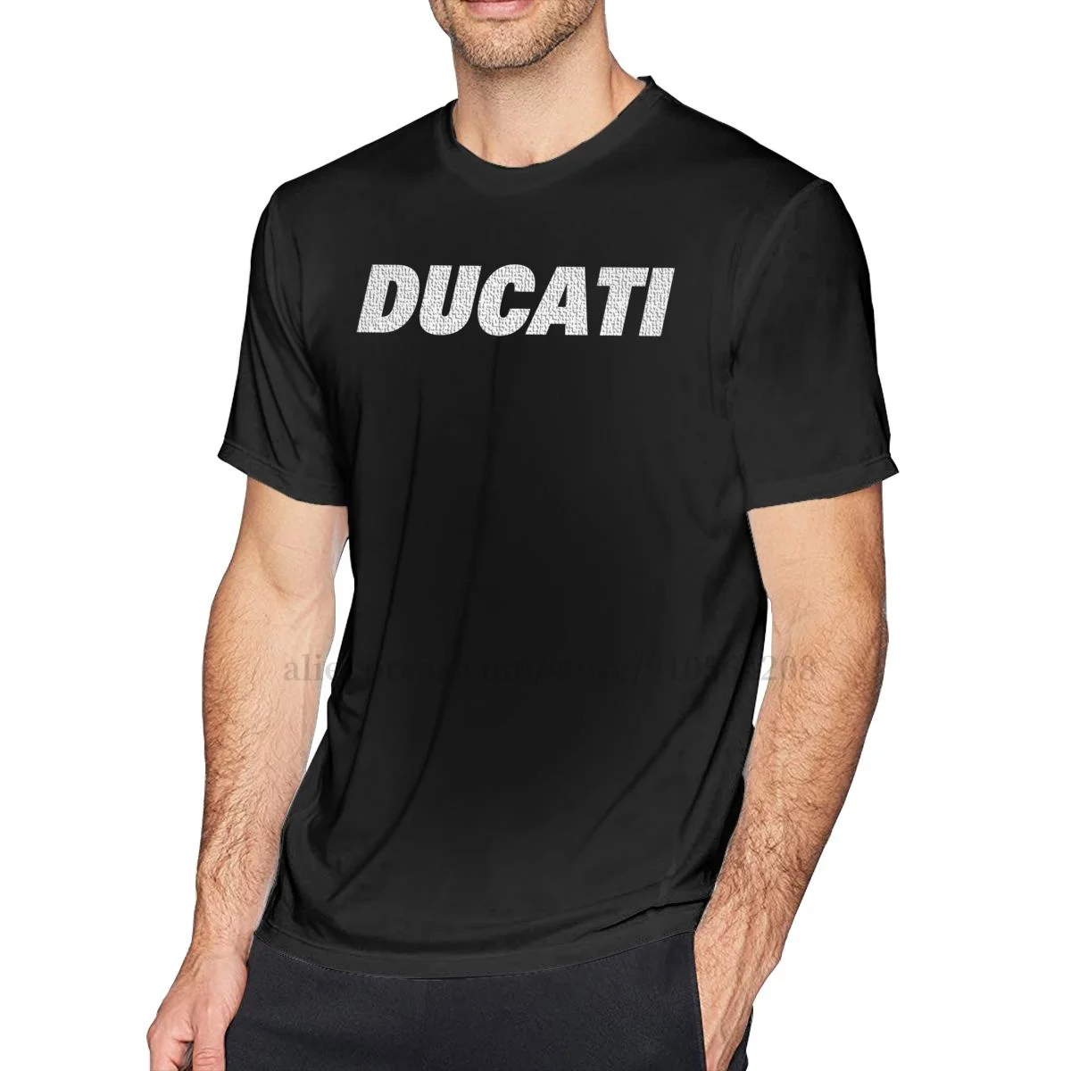 

ZISA Ducati T-Shirt For Men Short Sleeve T Shirts Mens Round Neck Men'S T Shirt
