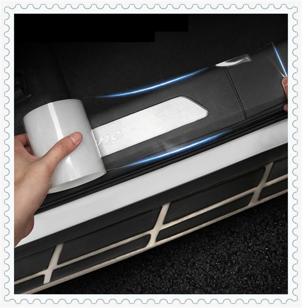 Защитная пленка для интерьера автомобиля защитный клей края двери Kia Kue Kee KV7 IX35 IX45