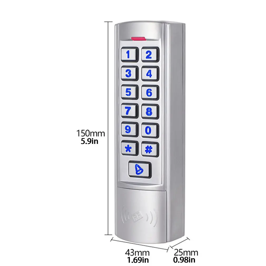 

N1 Metal Access Control Machine Fingerprint Password Key Lock Access Control Standalone Machine Biometric Electronic Door Lock