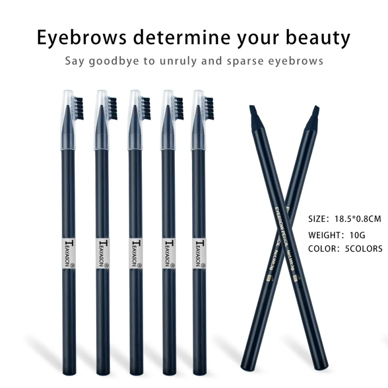 Карандаш для бровей Pull Line водостойкий устойчивый к размыванию простой в