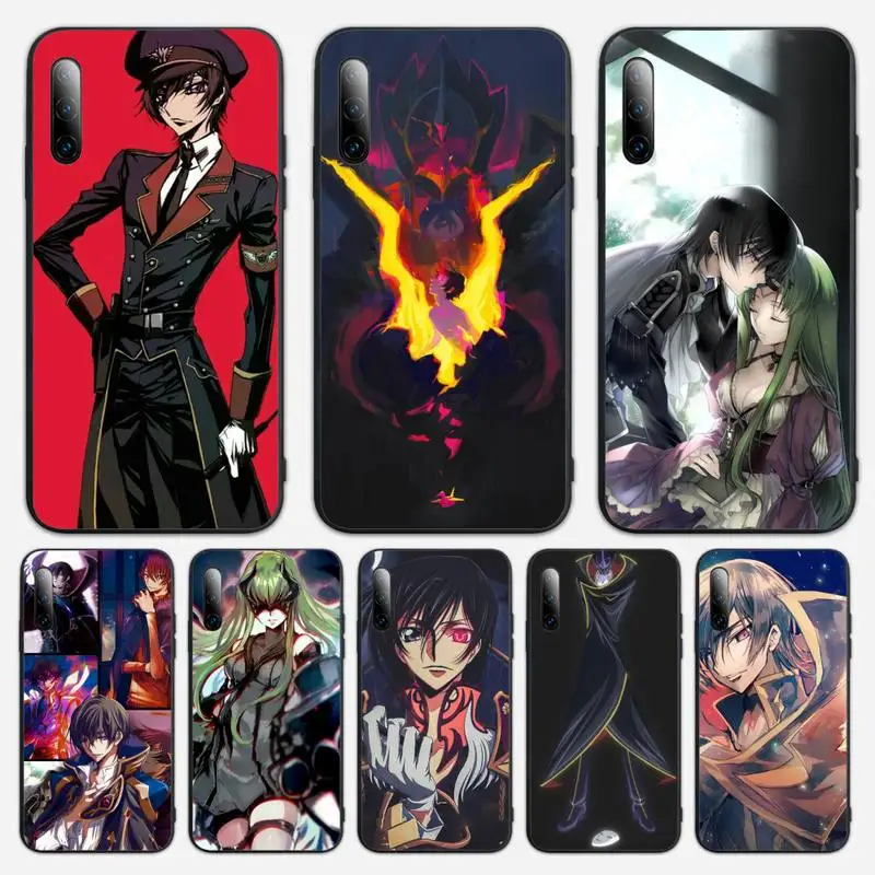 

Lelouch Lamperouge Code Geass Anime Phone Case For Huawei P Y Nova mate Y6 9 7 5 prime mate20 lite nova 3E 3I Cover Fundas Coque